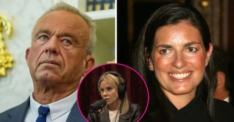 composite photo of robert f. kennedy jr., second wife mary richardson kennedy and current wife cheryl hines