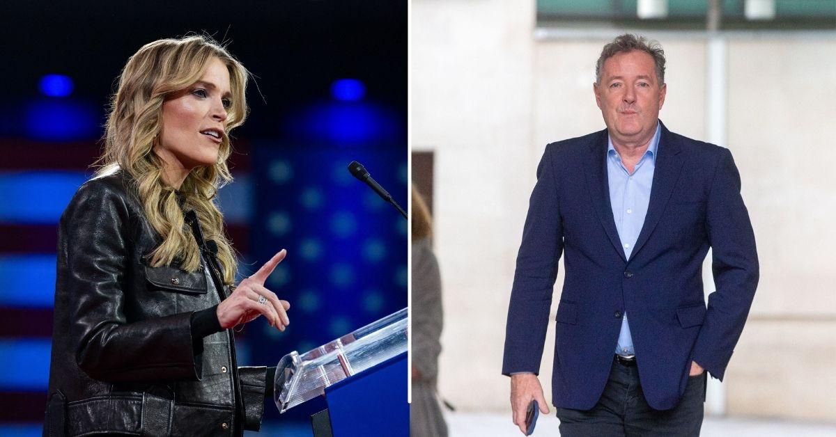 Composite photo of Megyn Kelly and Piers Morgan