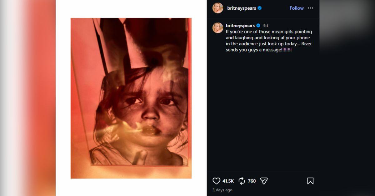 image of Britney Spears shared a series of cryptic Instagram posts that appeared to address critics.