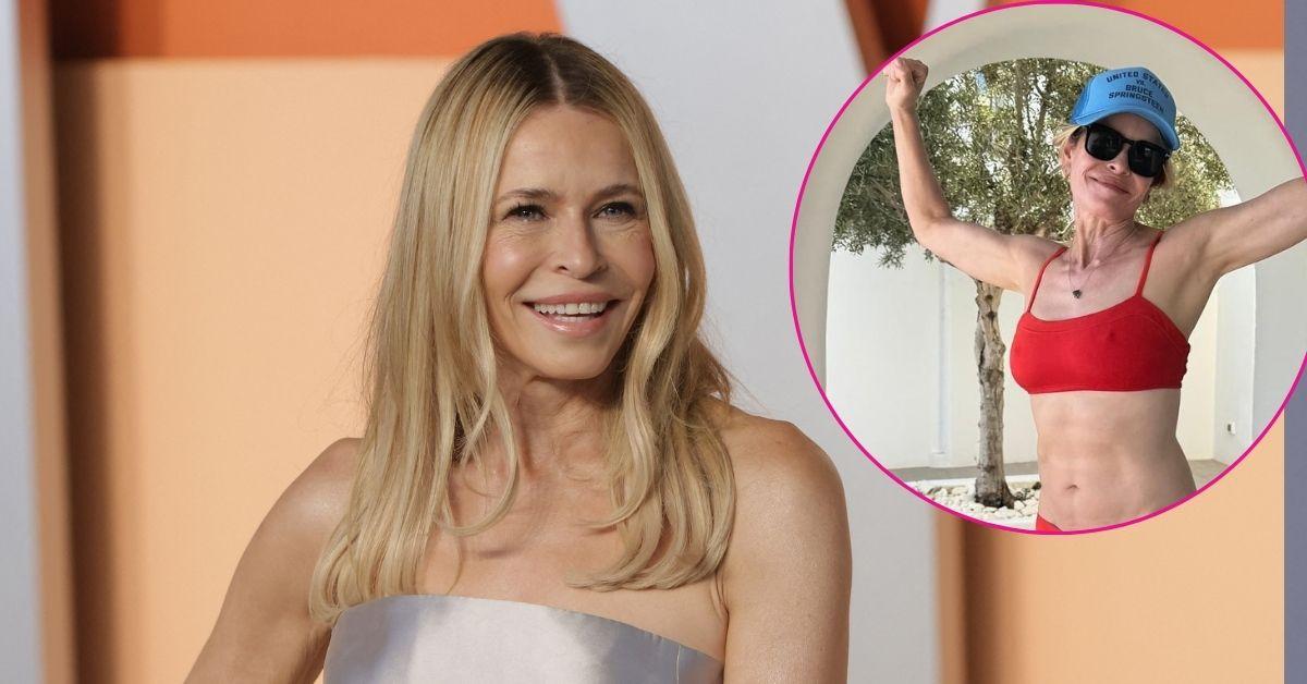 Two photos of Chelsea Handler