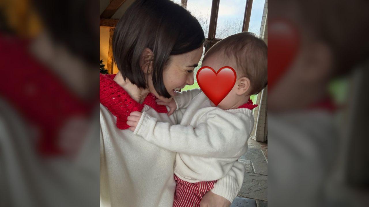 Image of The couple welcomed their precious newborn daughter via surrogate.