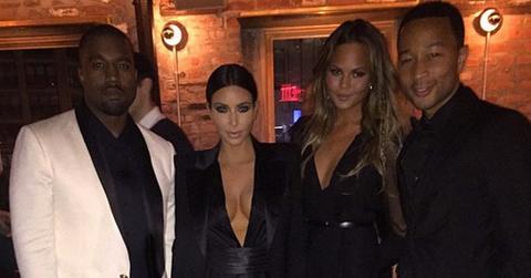 Kim kanye chrissy teigen john legend
