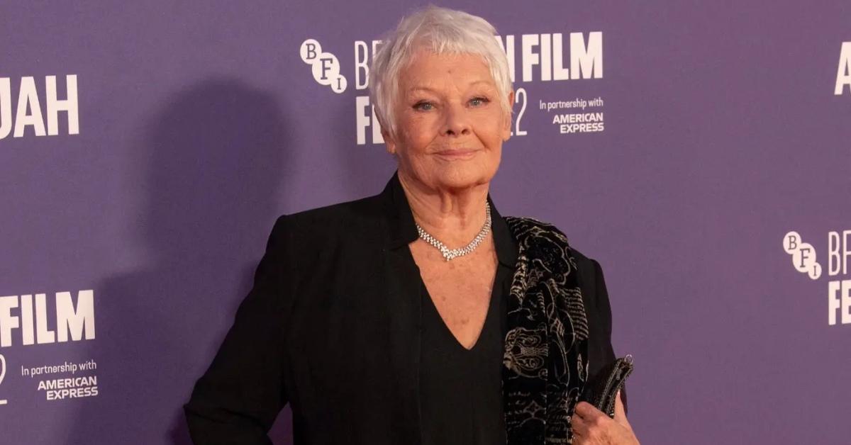 judi dench cant go out alone see fall over vision