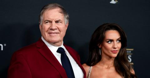 Photo of Bill Belichick and Jordon Hudson.