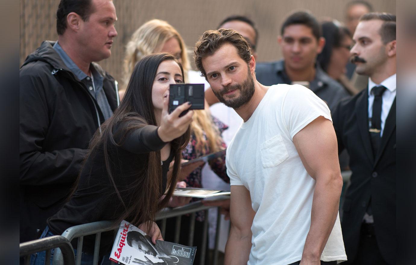 Jamie Dornan at &#8216;Kimmel&#8217;