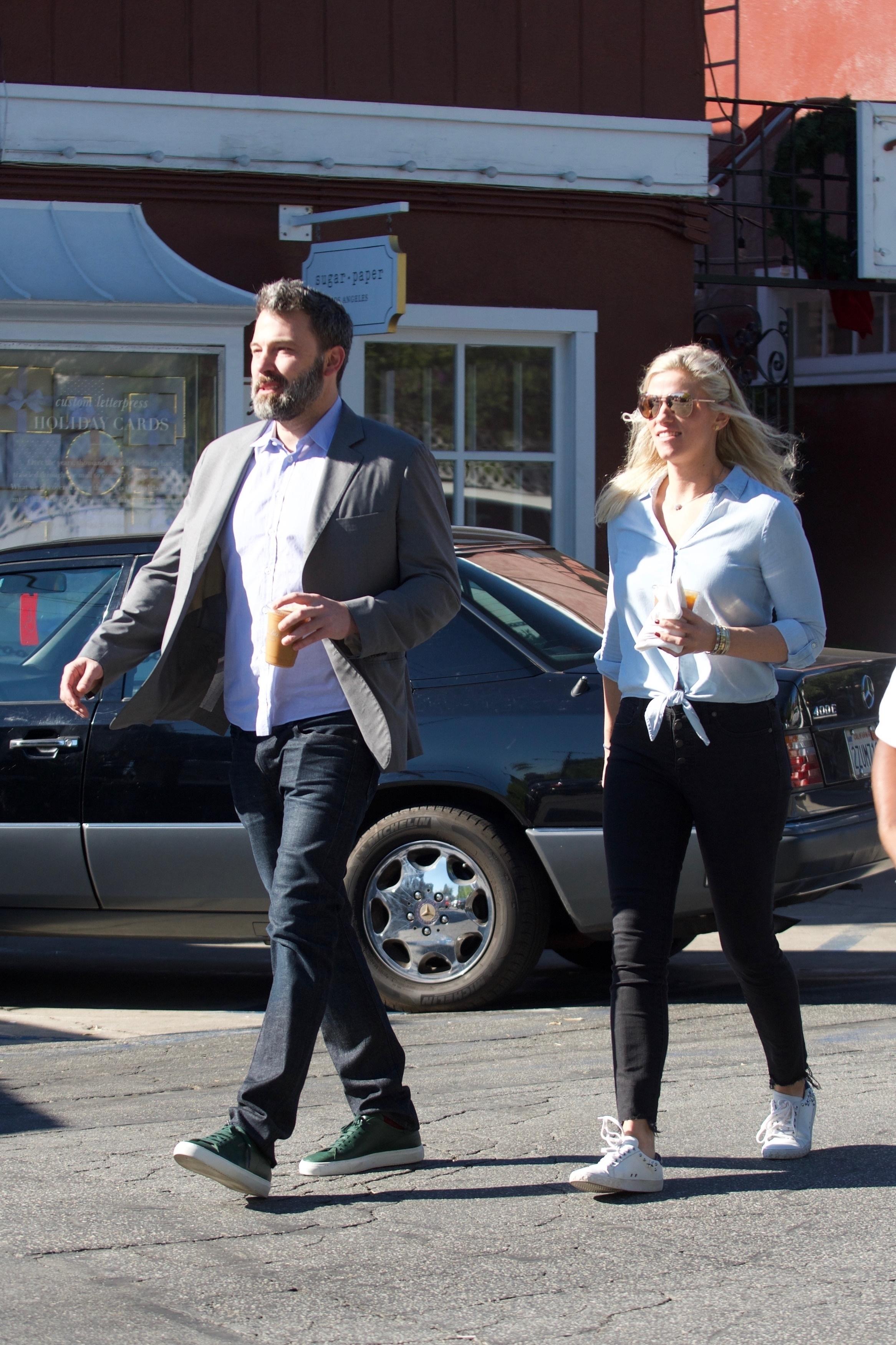 Ben Affleck and Lindsay Shookus grab lunch together