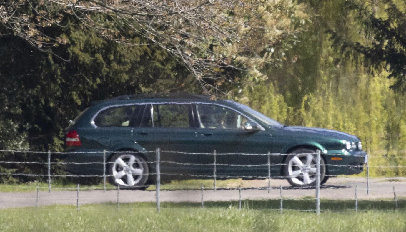 members of the royal family leaving windsor castle