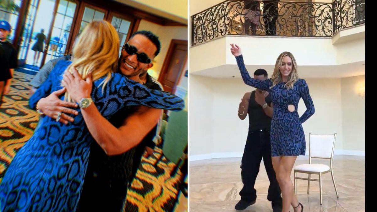 image and split of lara trump and mohammed ramadan