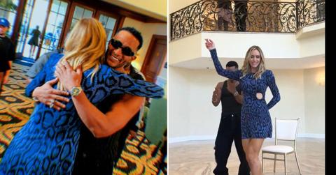 image and split of lara trump and mohammed ramadan