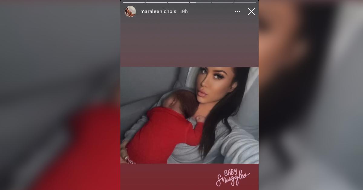 maralee nichols tristan thompson not supporting son