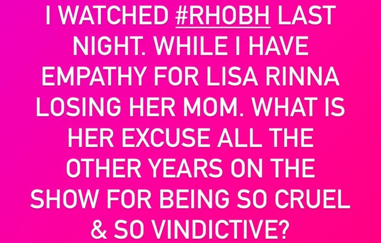 Denise Richards Shades 'Cruel' Lisa Rinna Via Instagram