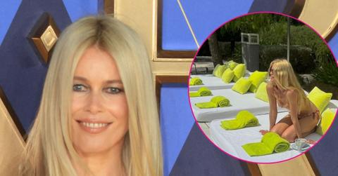 claudia schiffer stuns in bikini photos