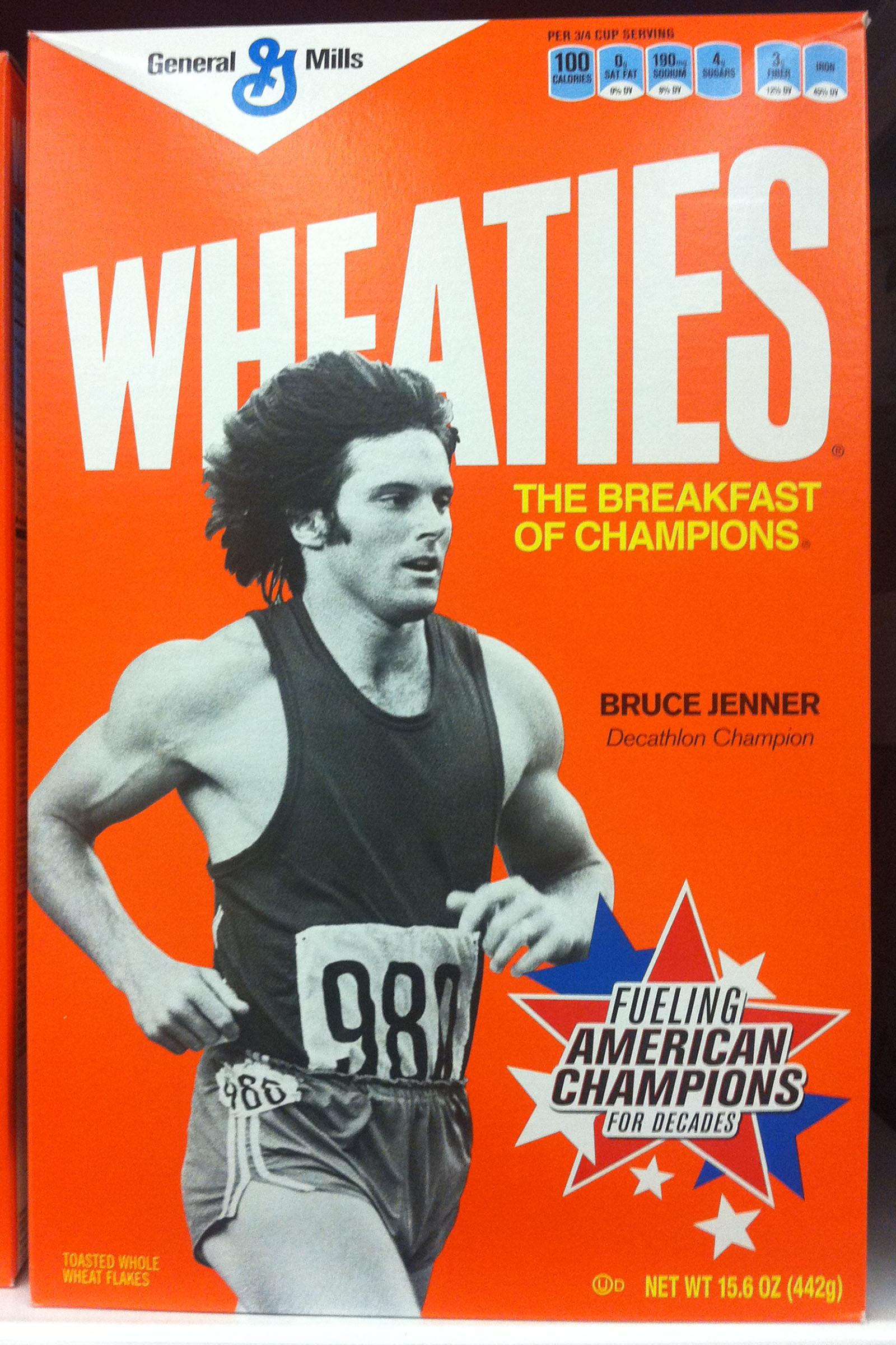 Bruce Jenner finds his way onto the breakfast tables of America