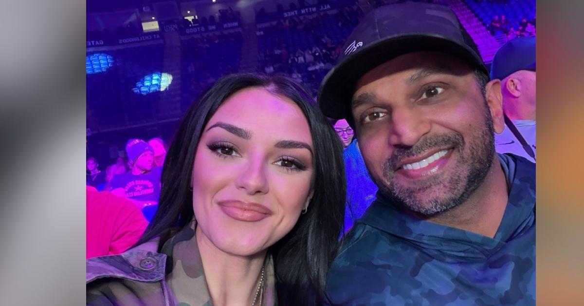 Photo of Patel's girlfriend, Alexis Wilkins, shot down allegations that she's a spy working for Israel.