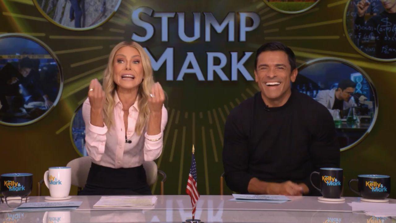 Image of Kelly Ripa claimed Mark Consuelos never pays attention.