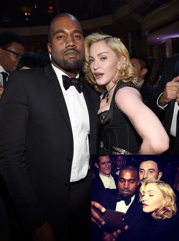 Madonna kanye selfie