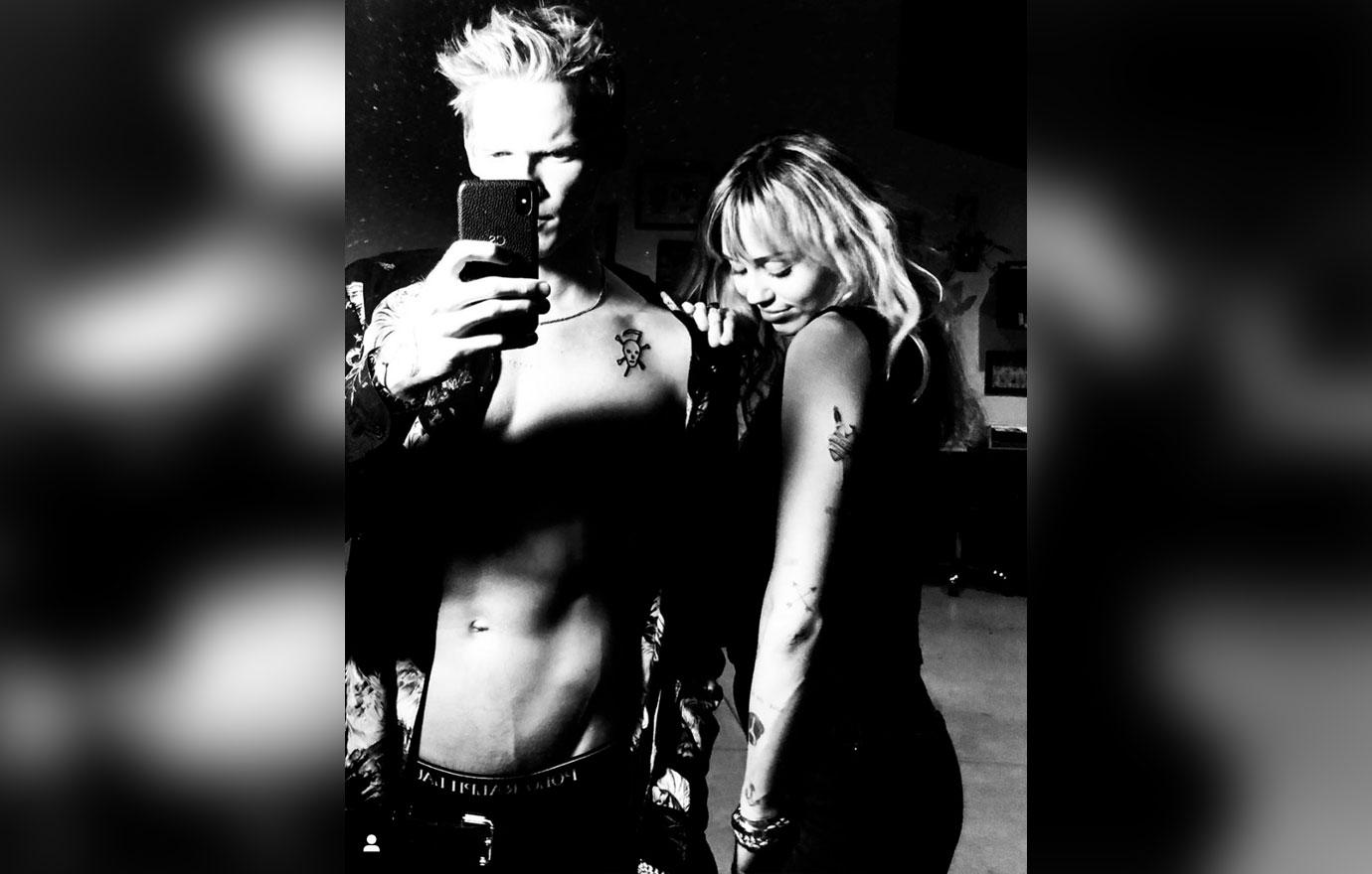 Miley Cyrus And Cody Simpson Instagram Selfie