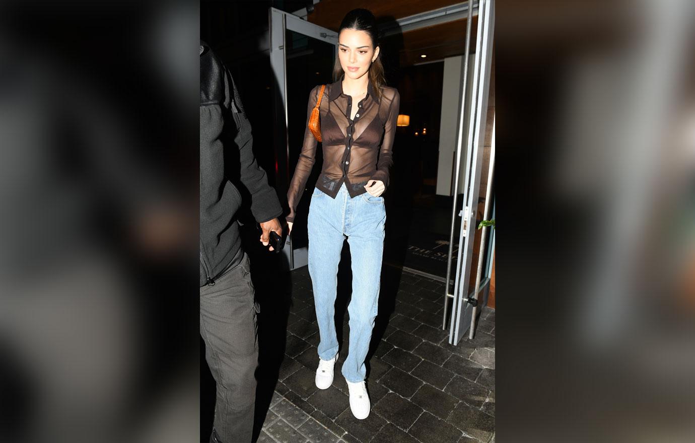 Kendall Jenner's Outfit With Ben Simmons at Super Bowl 2020