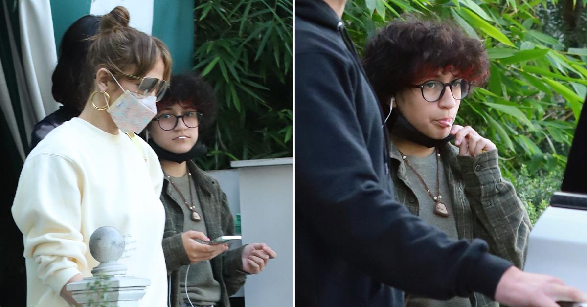 jennifer lopez treats daughter emme west hollywood lunch pp