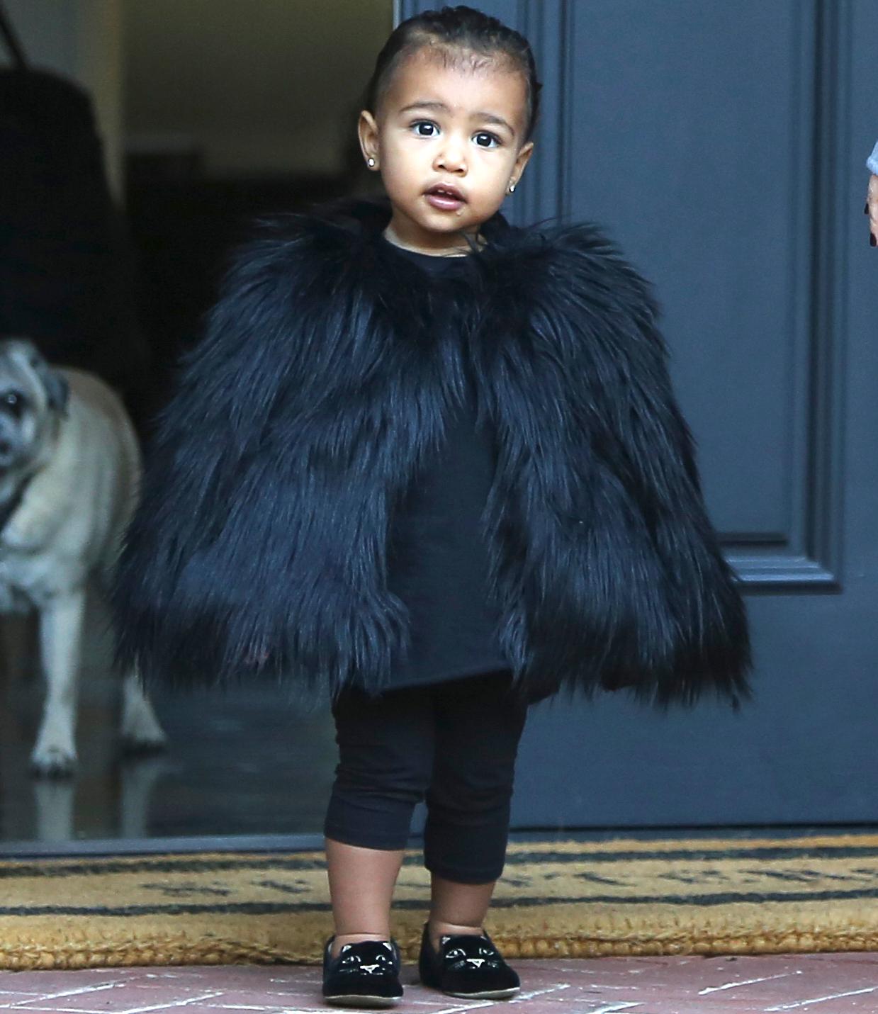 North is one step ahead of Kim Kardashian