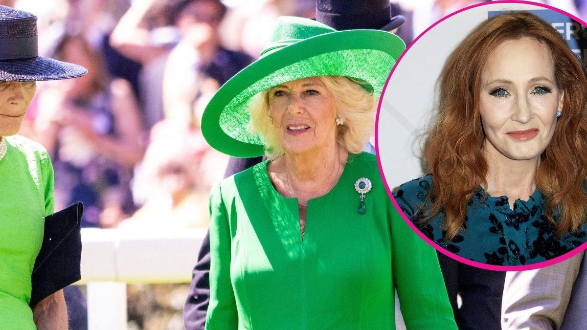 image of jk Rowling and queen camilla