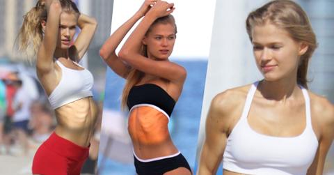Vita Sidorkina Scary Skinny Bikini Victorias Secret Photo Shoot