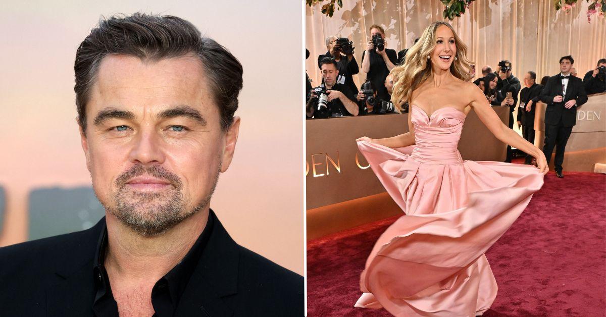 image of Nikki Glaser took aim at Leonardo DiCaprio in her opening monologue. 