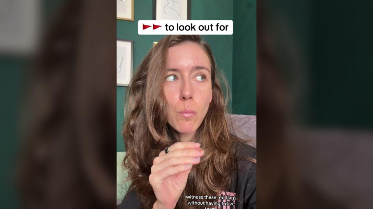 Image of the TikTok creator described ending things with a man after he denied their exchange about her boundaries.