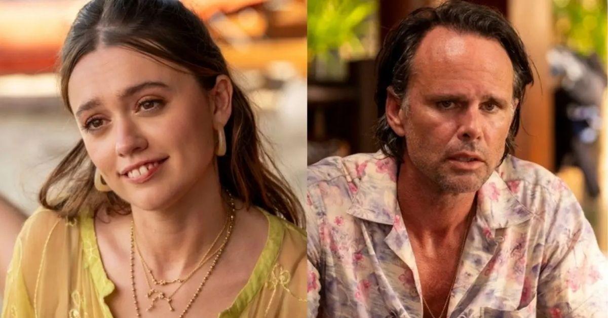 Composite Photo of Aimee Lou Wood and Walton Goggins