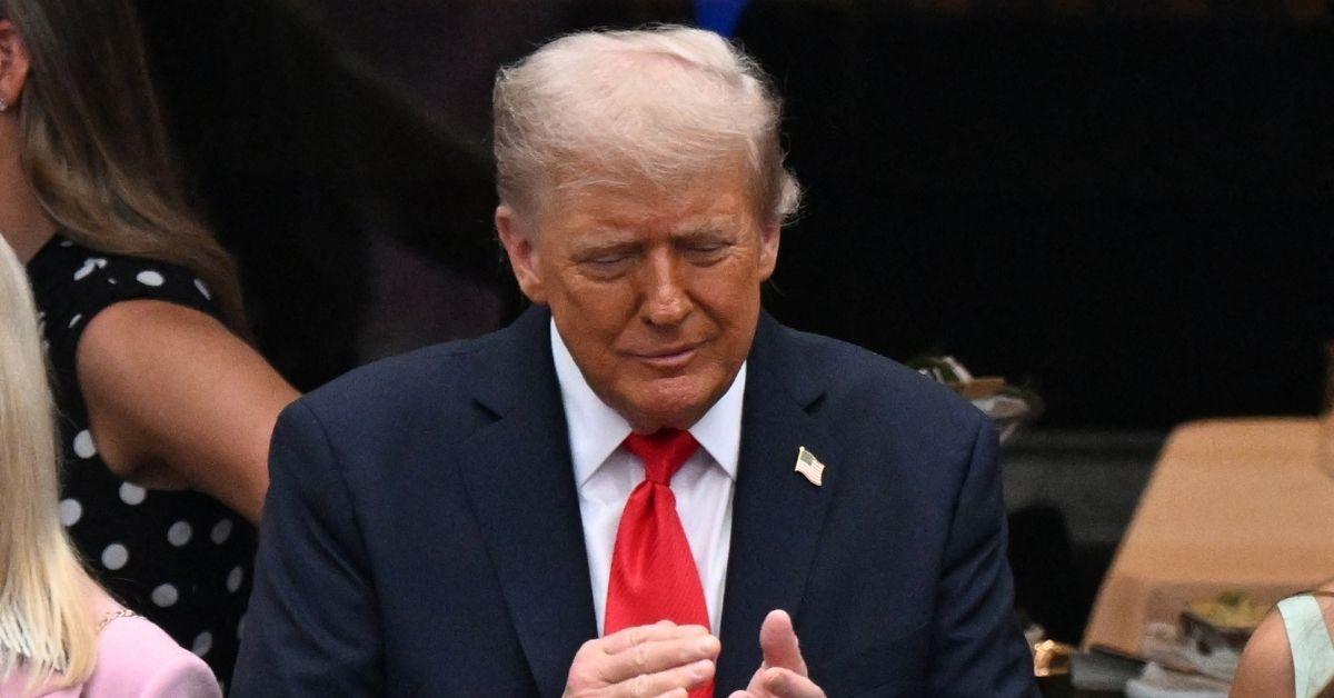 image of The president's sleepy moment quickly went viral.