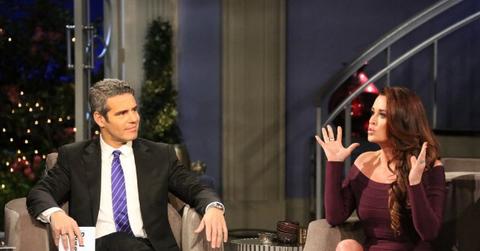 Kyle Richards and Andy Cohen