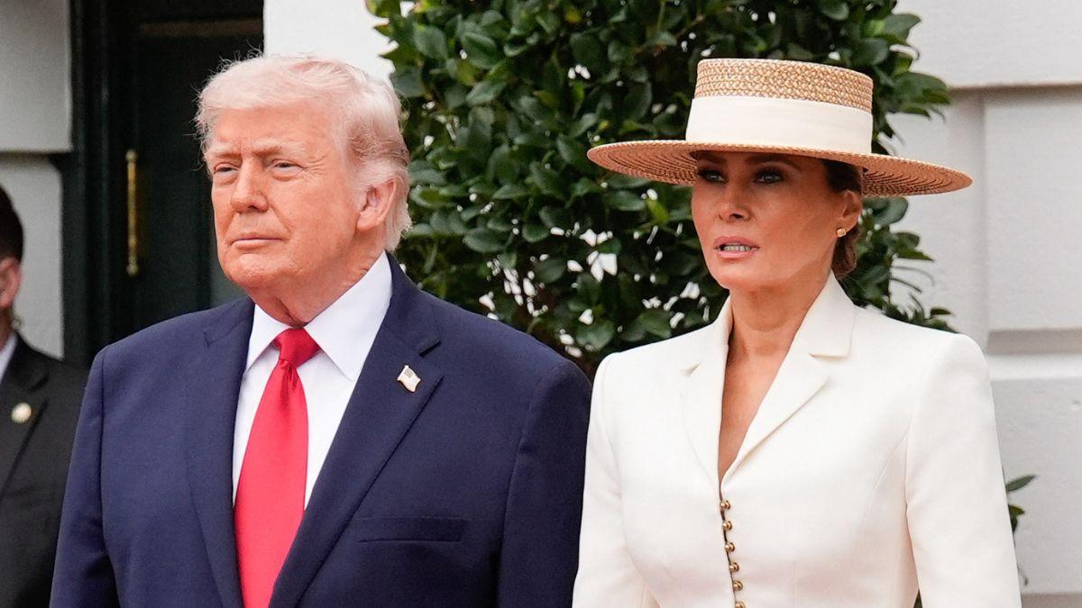 photo of donald trump and melania trump