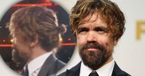 Pinter dinklage man bun emmys winner