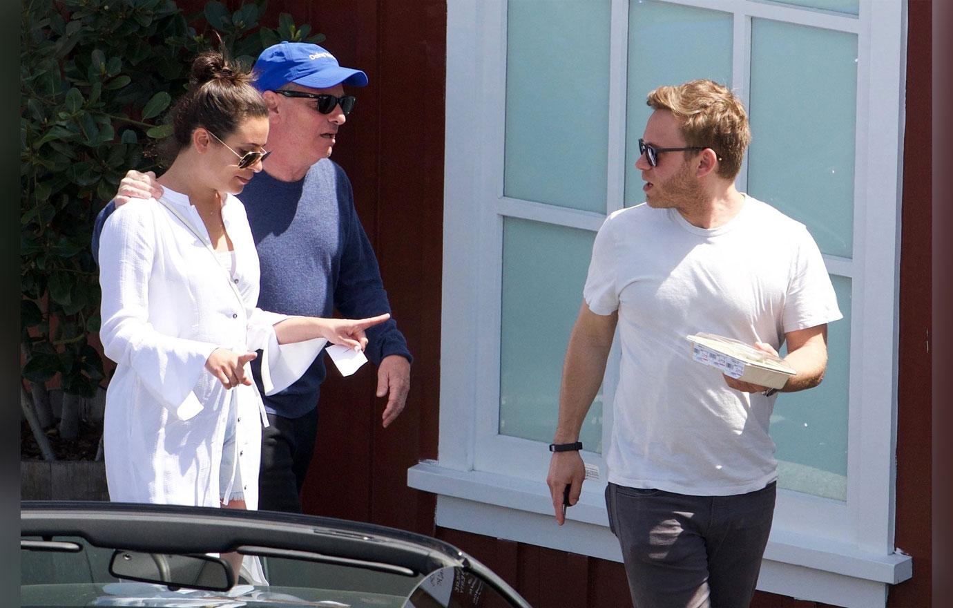 Lea michele dad zandy reich lunch date 3