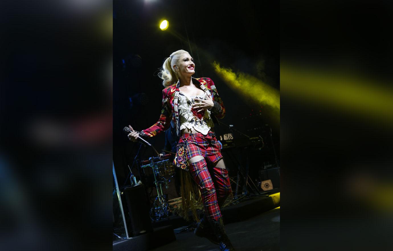 3. Gwen Stefani performing