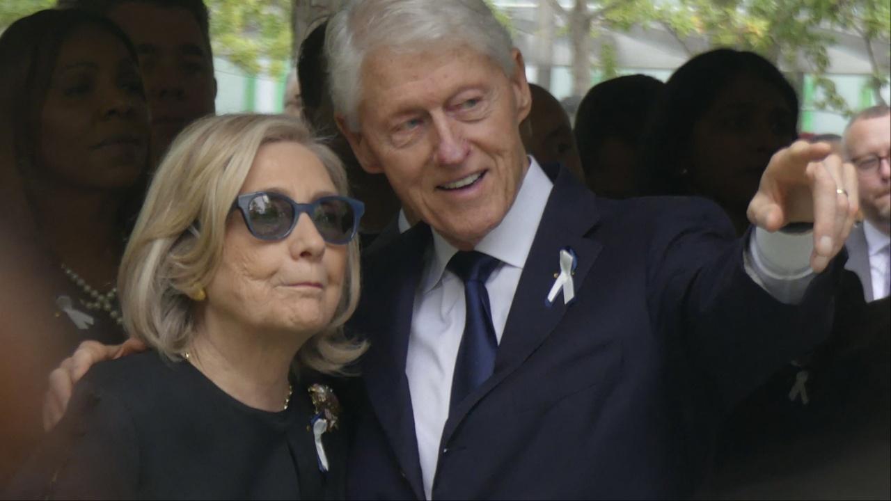 Former US Presidents Attend 25th 911 Anniversary Commemoration At Ground Zero In New York