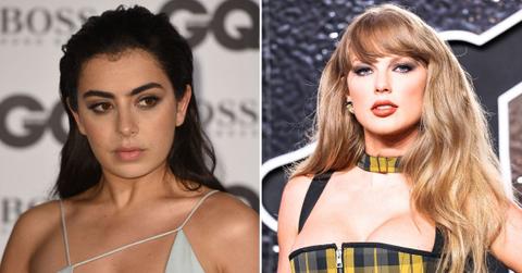 photo of Charli XCX and Taylor Swift