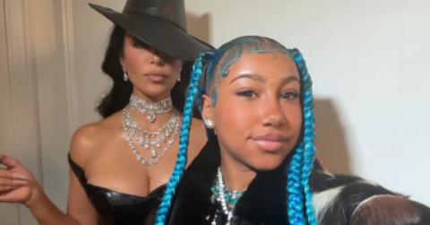 Photo of Kim Kardashian and North West