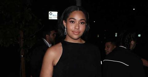 Jordyn woods cradling stormi