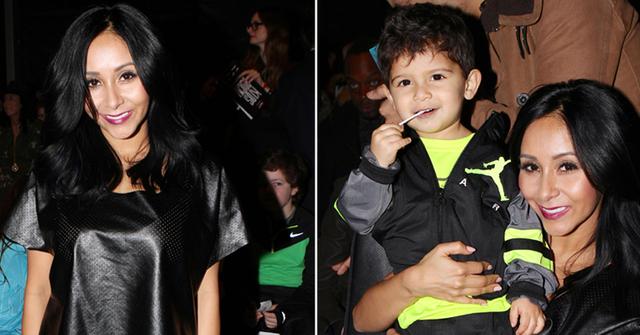 Snooki lorenzo nyfw 2015
