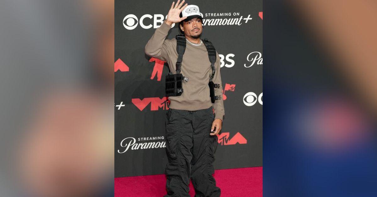 image of Chance the Rapper's outfit sparked backlash. 