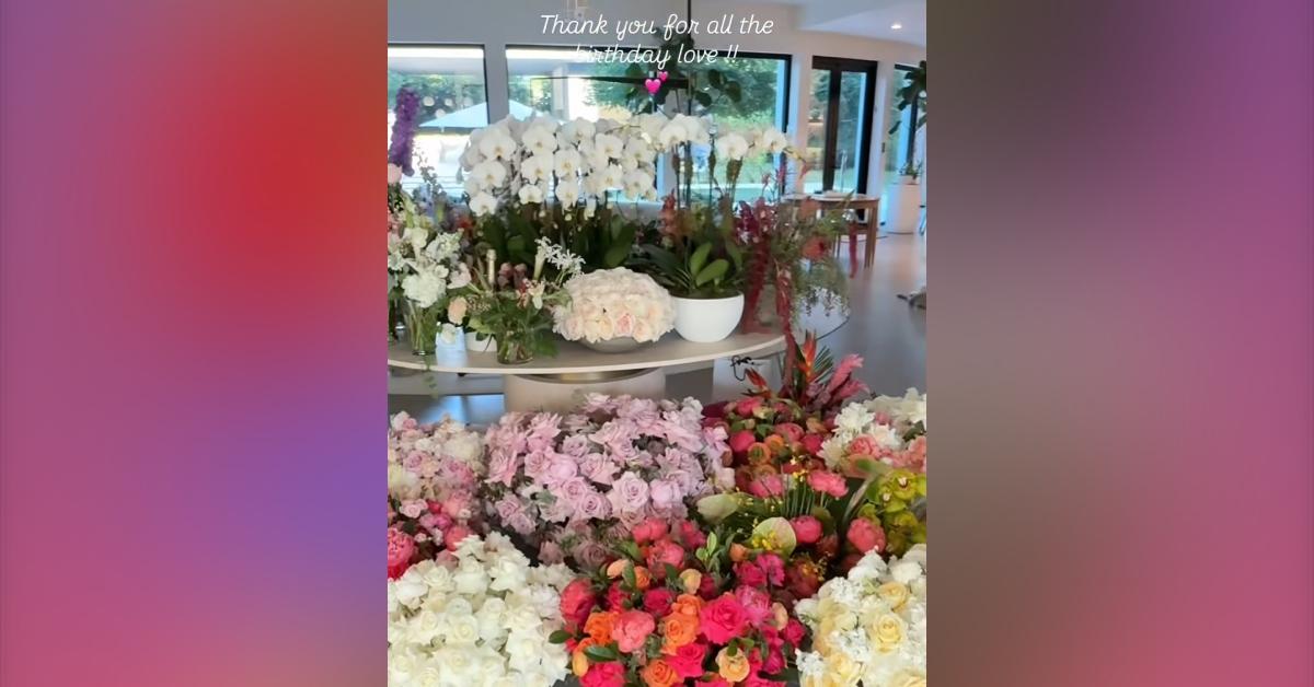 Photo of The mother-of-three felt 'so blessed' on her 44th birthday.