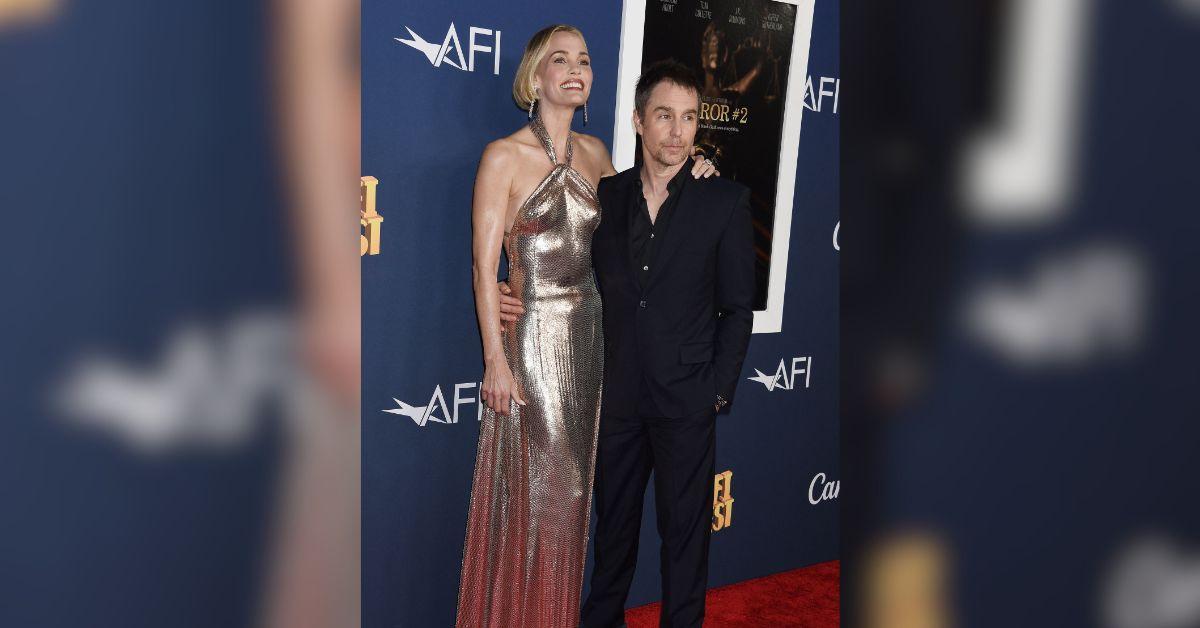 Photo of Leslie Bibb and Sam Rockwell 