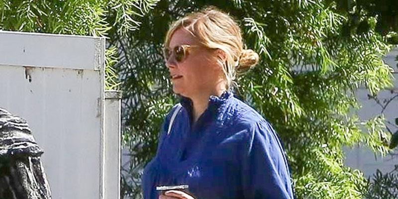 Pregnant Kirsten Dunst Looks Like She’s Ready To Pop