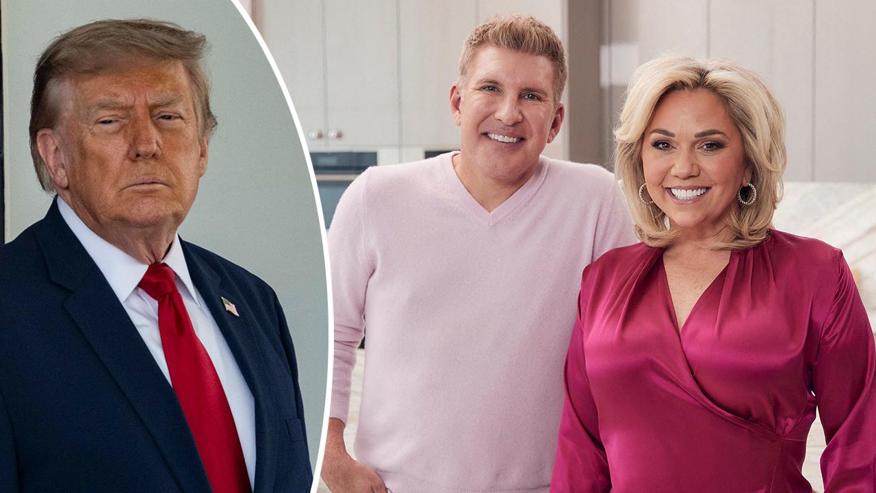 Image of Donald Trump,Todd and Julie Chrisley