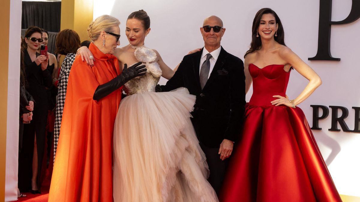 Photo of Meryl Streep said it was 'impossible' not to love Stanley Tucci. 