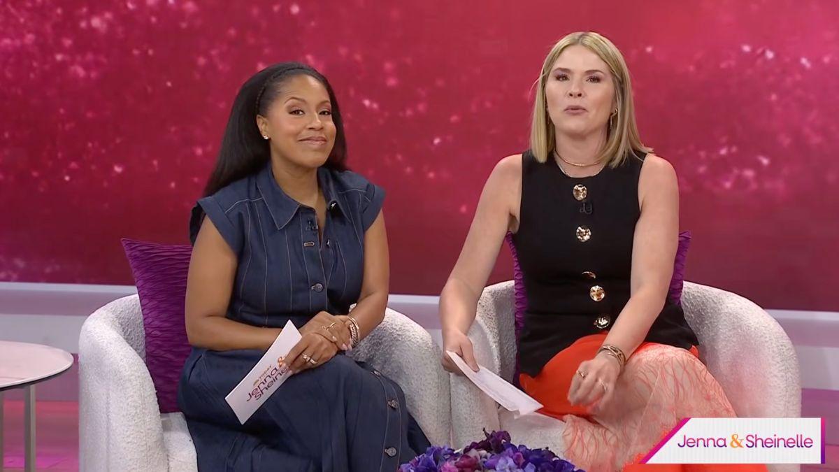 Image of Jenna Bush Hager and Sheinelle Jones discussed how their body image has changed over time.