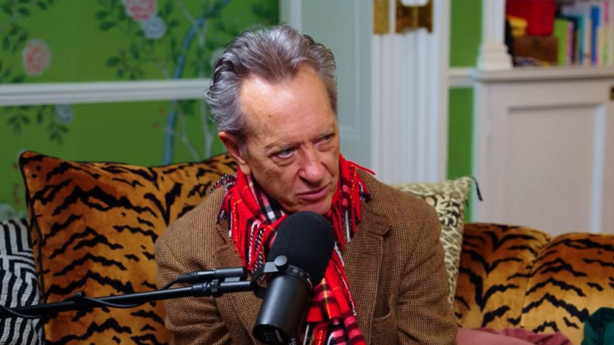 Image of Richard E. Grant opened up about grieving his late wife Joan on a podcast.