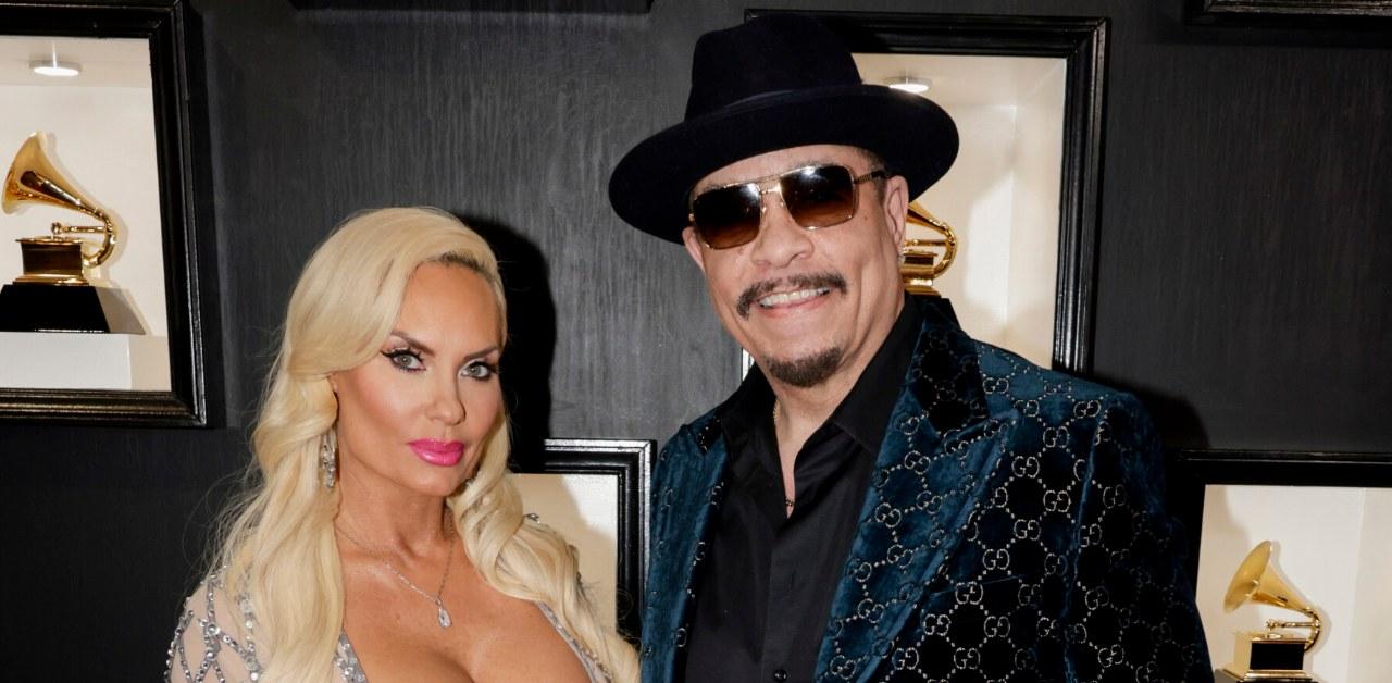 ice t laughs off video grammy attendee eyeing dancing wife coco austin