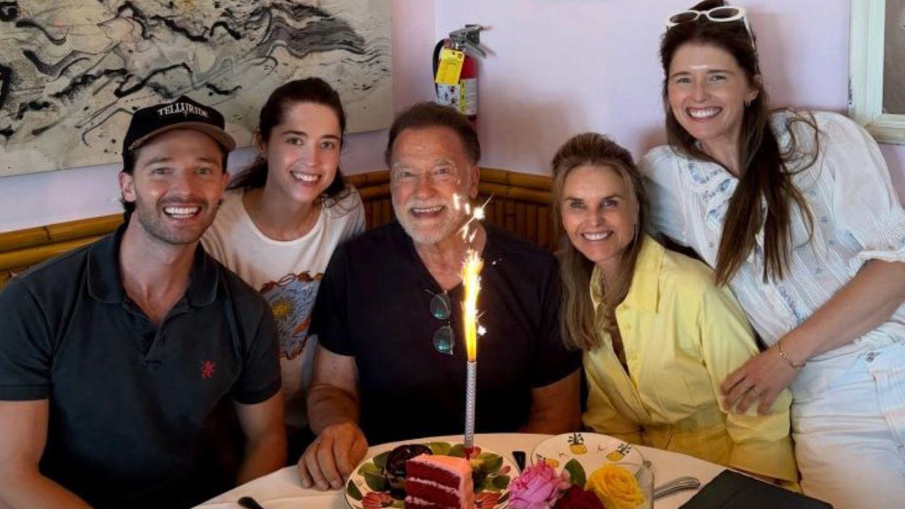 image of Arnold Schwarzenegger and Maria shriver